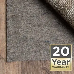 20 year warranty Area rug pad | C & C Tile & Carpet Co